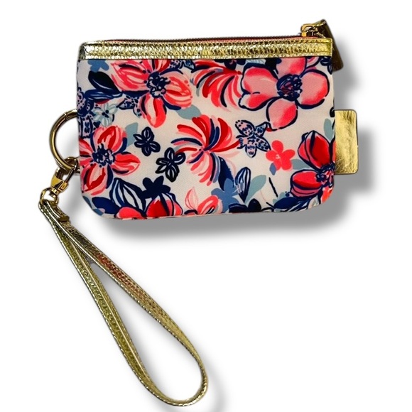 Lilly Pulitzer Zip Top Wallet "Party Like a Lobstar" 6.4" L x 4" H # 010240 - Picture 3 of 7